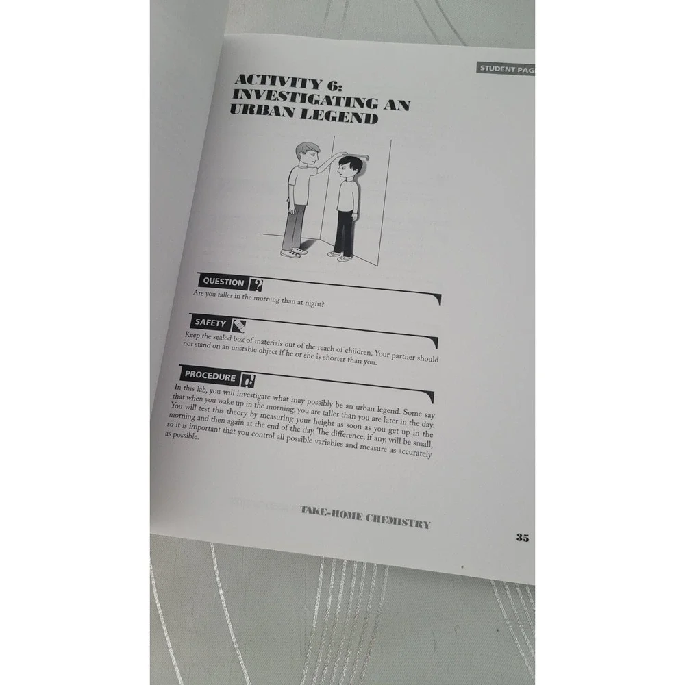 Take-Home Chemistry: 50 Low-Cost Activities to Extend Classroom Learning Book‎
